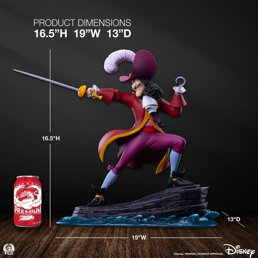 Captain Hook 1:5 Scale Statue by PCS | Sideshow Collectibles