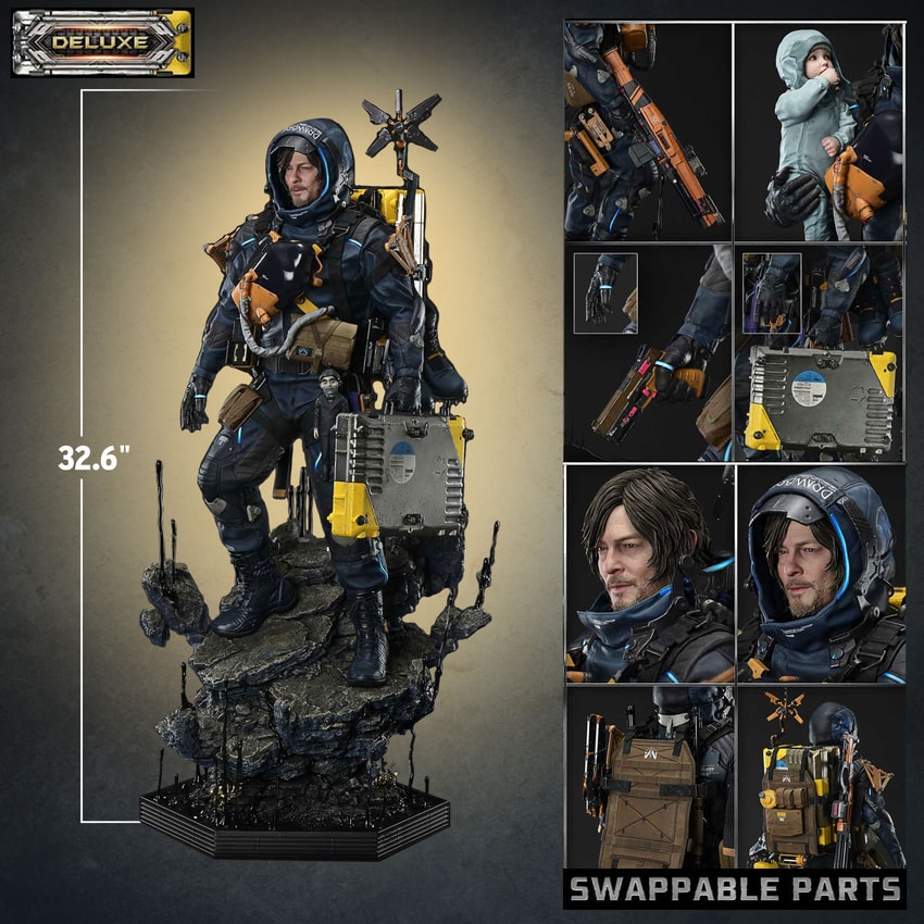 Death Stranding Sam (Deluxe Version) 1:3 Scale Statue - Prototype Shown View 2