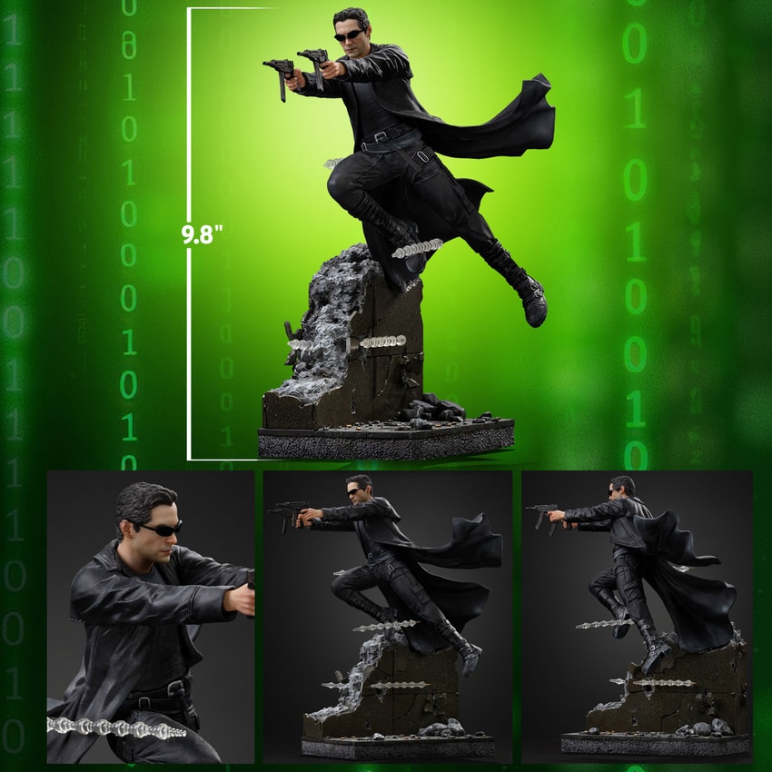The Matrix Neo 1:10 Scale Statue - Prototype Shown View 2