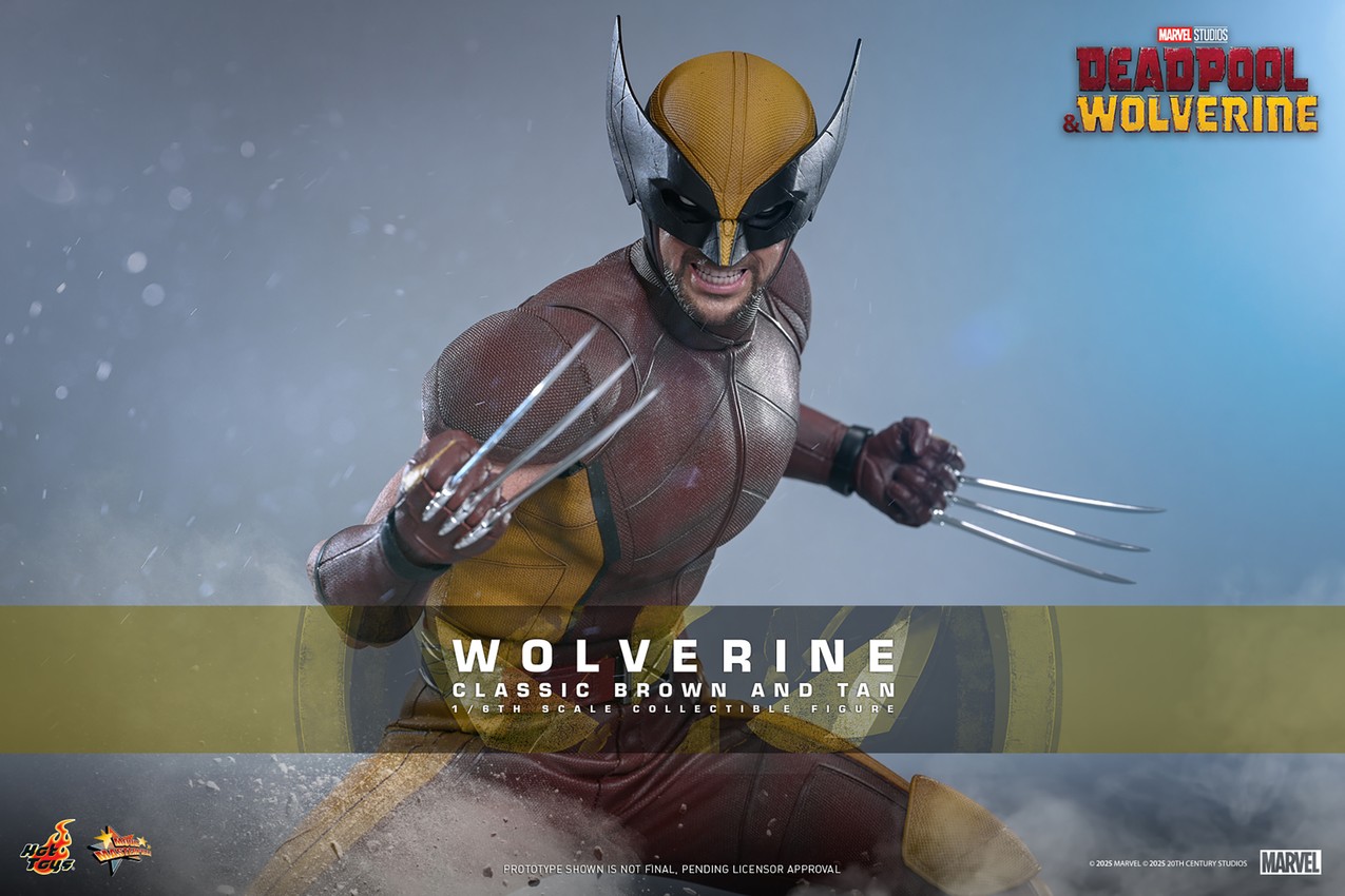 Wolverine (Classic Brown and Tan) Sixth Scale Figure by Hot Toys