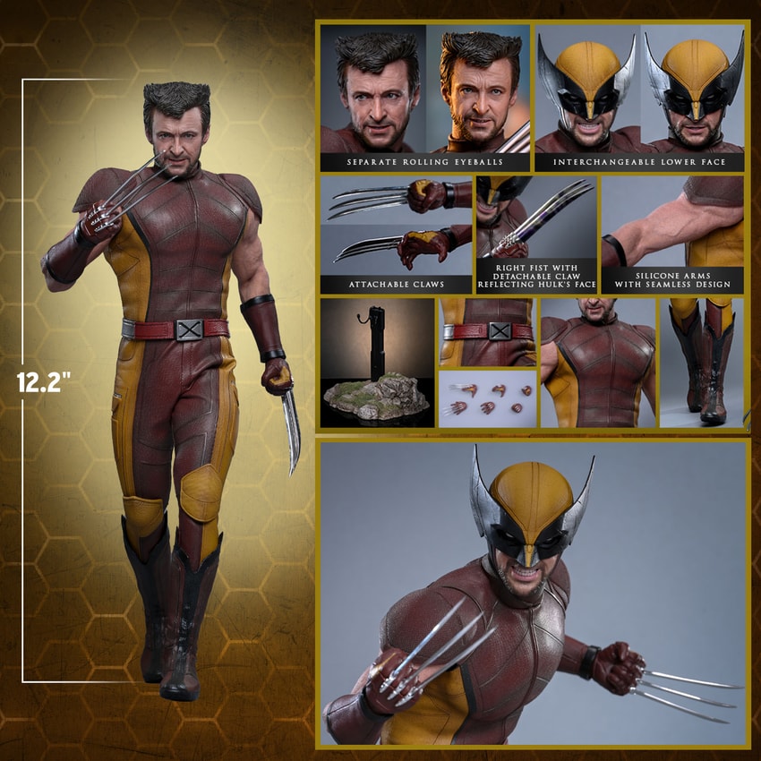 Wolverine (Classic Brown and Tan) Sixth Scale Figure by Hot Toys