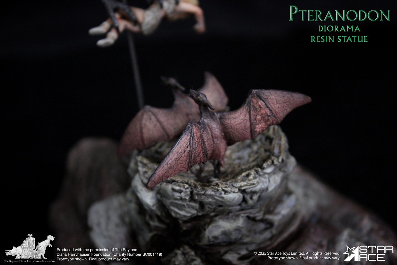 Ray Harryhausen Pteranodon Attack Scene Diorama - Prototype Shown View 4