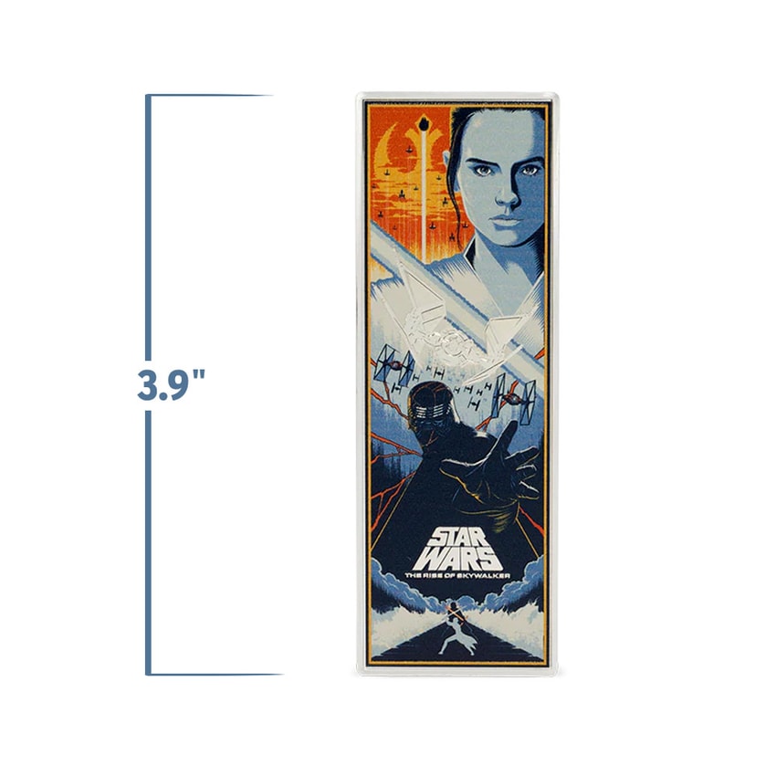 Star Wars The Rise of Skywalker™ Poster Silver Collectible - Prototype Shown View 2