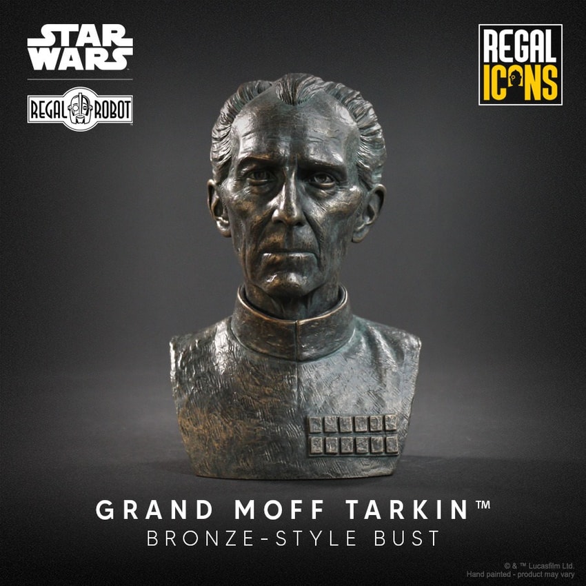 Star Wars Grand Moff Tarkin Bust - Prototype Shown View 1