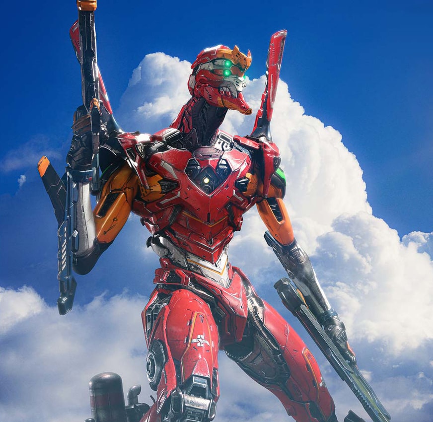 EVANGELION PRODUCTION MODEL-02 弐号機 20cm YOLOPARK | EVANGELION - 20cm EVA-02 PRODUCTION MODEL