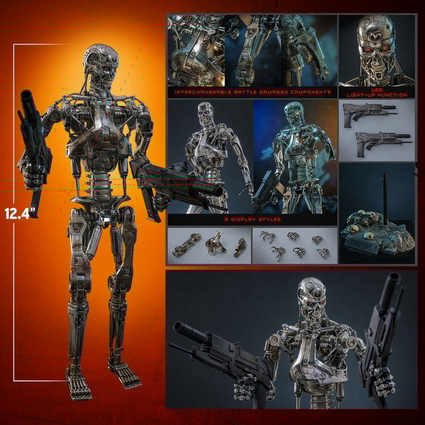 【150体限定】T2 ENDSKELETON ARM SIDE SHOW T-800 Endoskeleton Terminator Arm & Brain Chip | Sideshow Collectibles