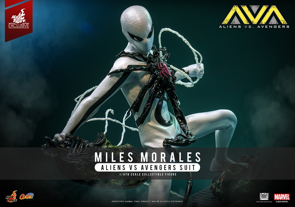 マイルス・モラレス／スパイダーマン Aliens Vs. Avengersスーツ Miles Morales (Aliens Vs. Avengers Suit) Sixth Scale Figure by Hot