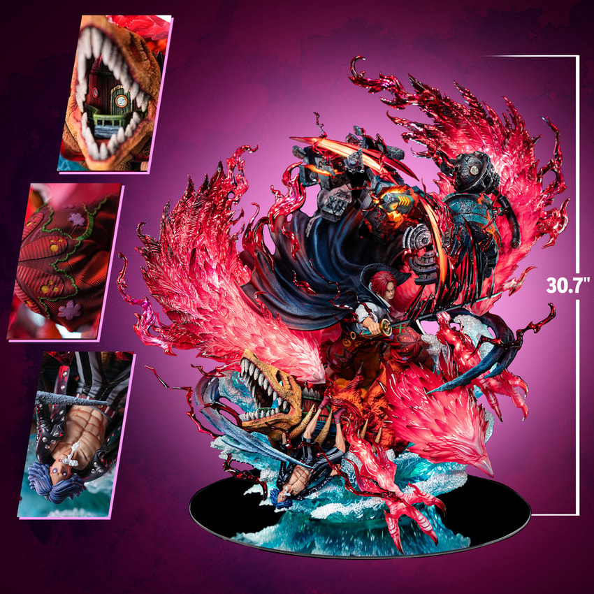 One Piece Shanks Kamusari Statues - Prototype Shown View 2