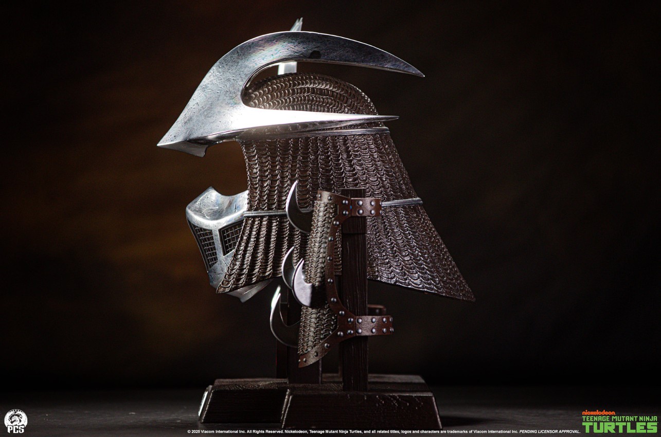 Teenage Mutant Ninja Turtles Shredder Stainless Steel Armor Set Life-Size Replica - Prototype Shown View 5