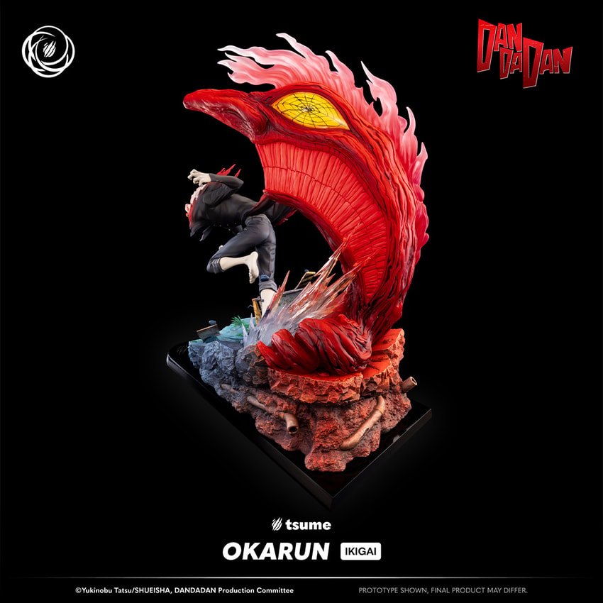 Dandadan Okarun Ikigai Statues - Prototype Shown View 3