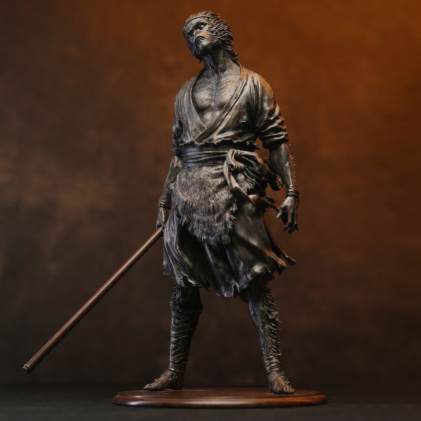 Manas SUM Indignation (Bronze Version) Statues - Prototype Shown View 1