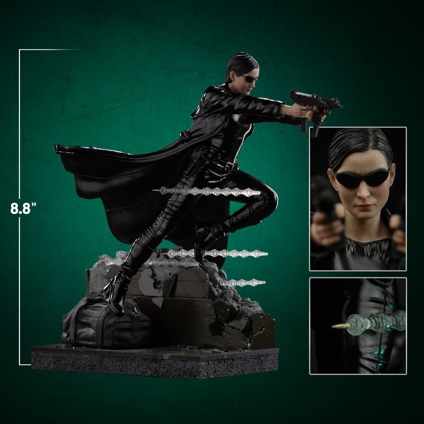 トリニティ ミニバストMATRIX TRINITY 限定4481/8000 Trinity 1:10 Scale Statue by Iron Studios | Sideshow
