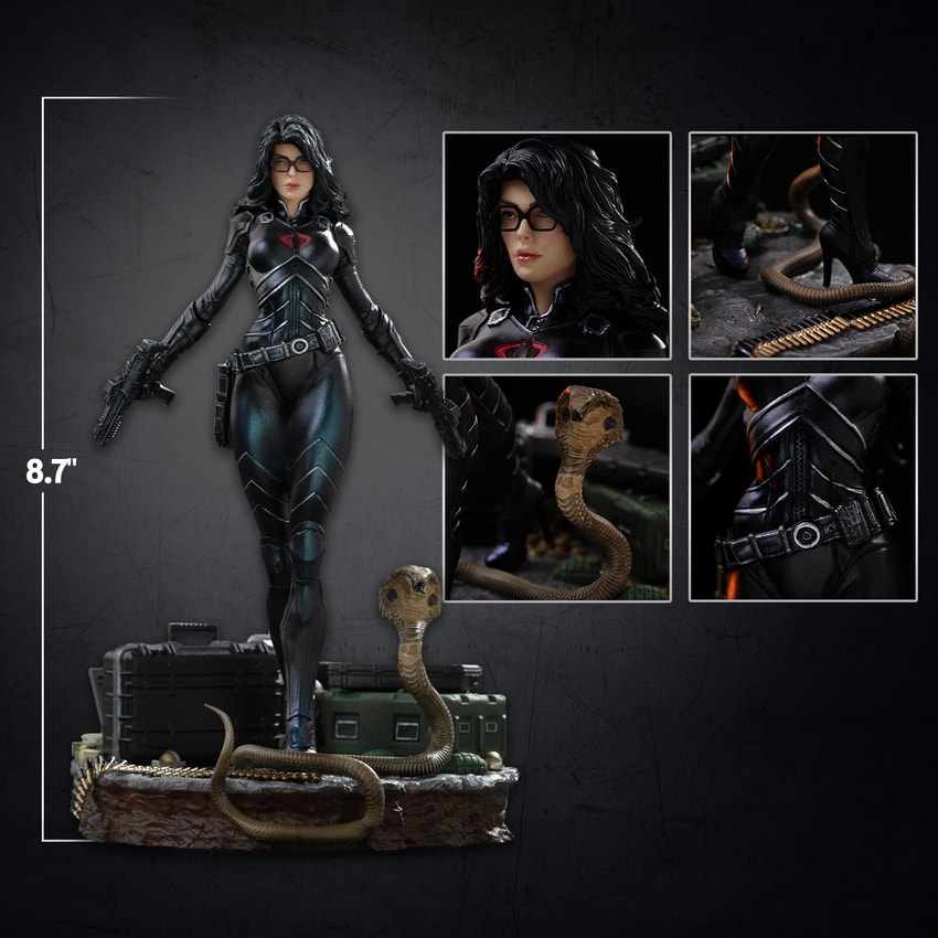 G.I. Joe Baroness 1:10 Scale Statue - Prototype Shown View 2