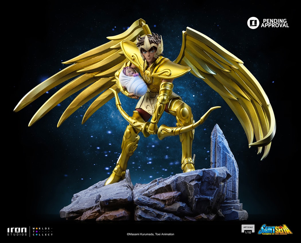 Saint Seiya Sagittarius Aiolos 1:10 Scale Statue - Prototype Shown View 1