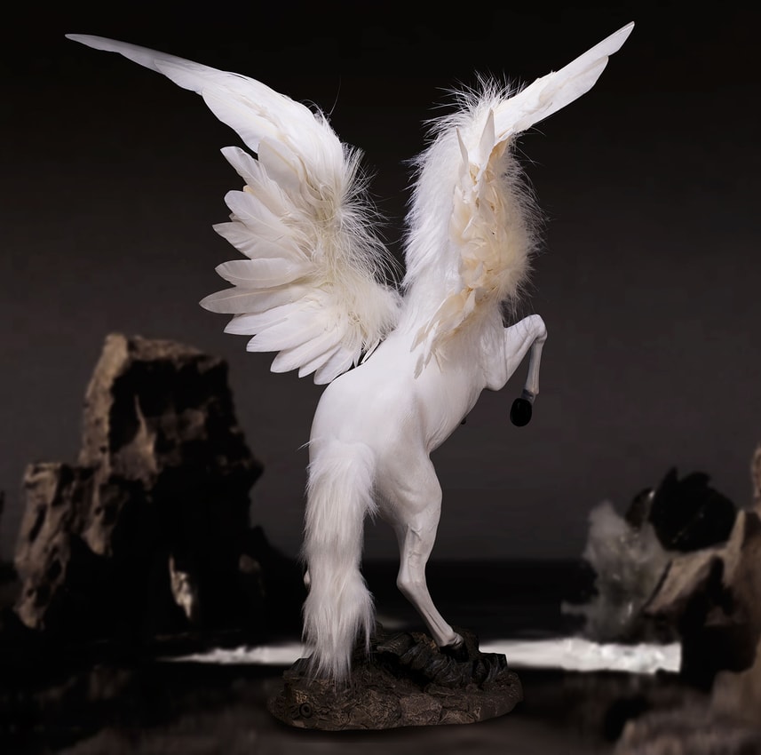 Ray Harryhausen Pegasus the Flying Horse 3.0 (Artisan Edition) Statues - Prototype Shown View 3