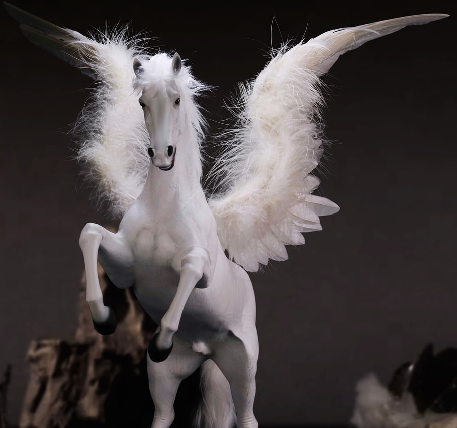 Ray Harryhausen Pegasus the Flying Horse 3.0 (Artisan Edition) Statues - Prototype Shown View 4