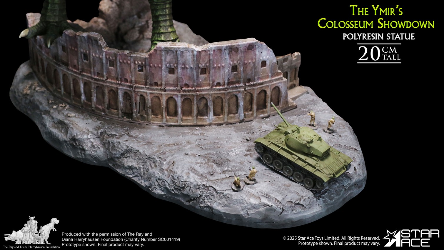 Ray Harryhausen Ymir Colosseum Showdown Statues - Prototype Shown View 6
