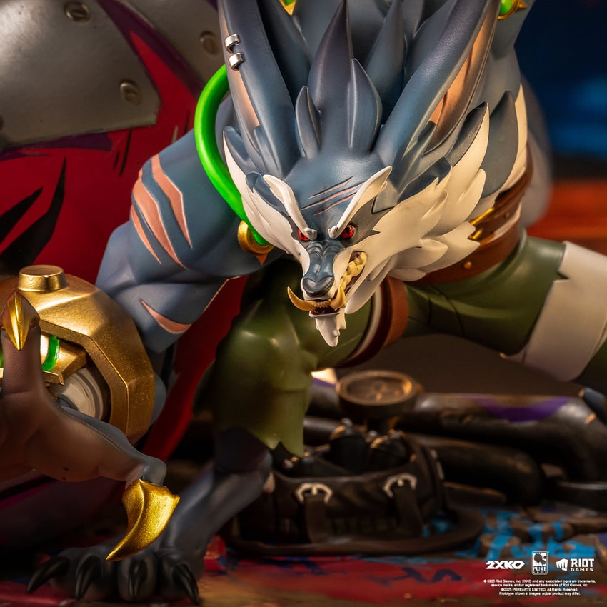 【ずく】warwick 2XKO: Jinx & Warwick 1:10 Scale Statue by PureArts