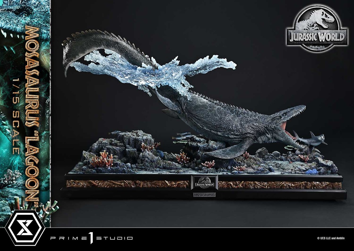 Jurassic Park Mosasaurus "Lagoon" (Bonus Version) Statues - Prototype Shown View 6