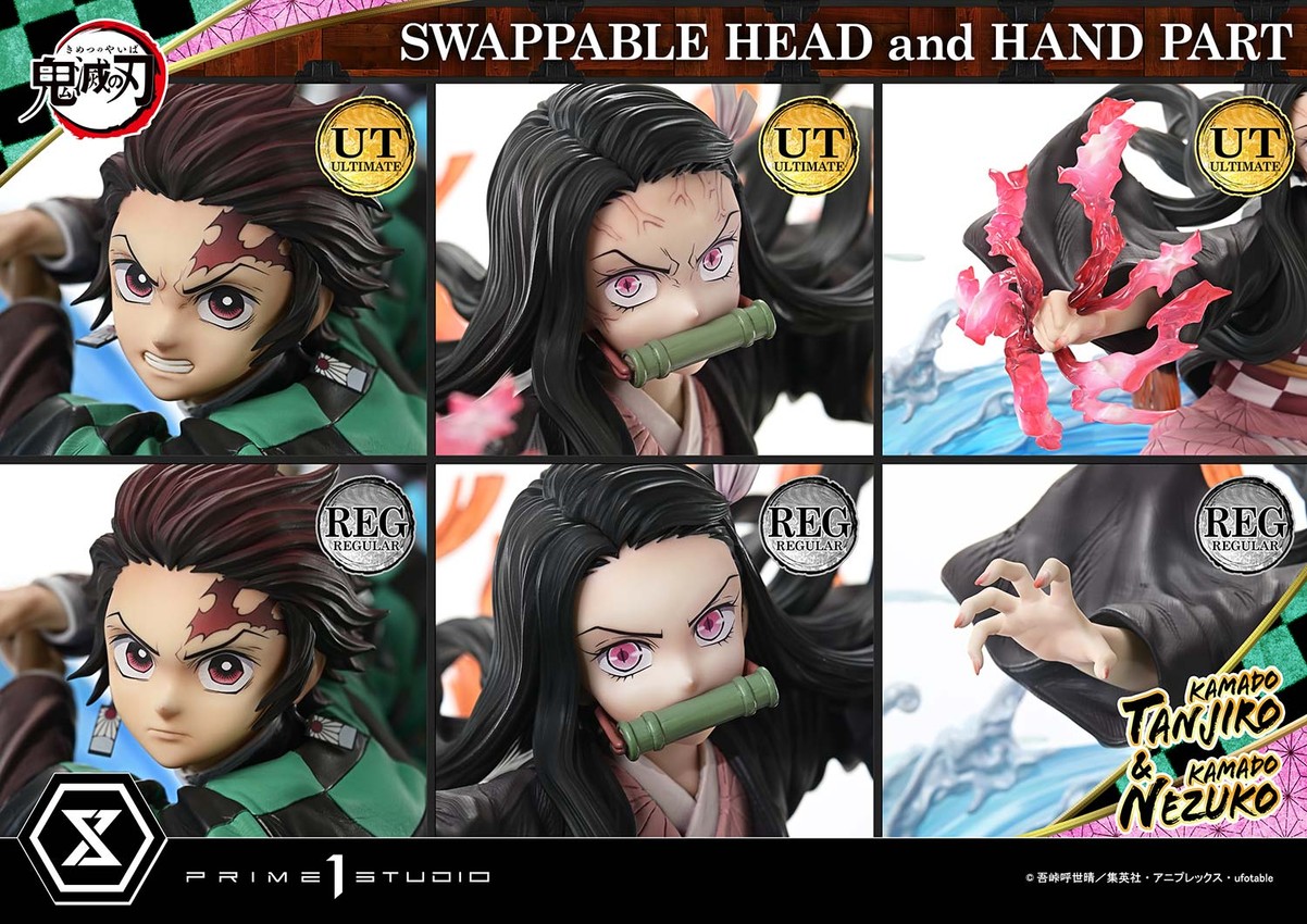 Demon Slayer Kamado Tanjiro & Kamado Nezuko (Ultimate Bonus Version) Statues - Prototype Shown View 6