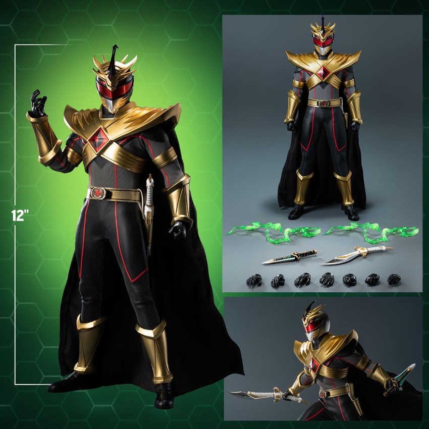 Mighty Morphin Power Rangers Lord Drakkon Evo III Sixth Scale Figure - Prototype Shown View 2