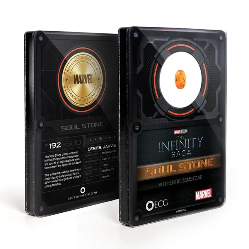 Marvel Soul Stone Scaled Replica - Prototype Shown View 6