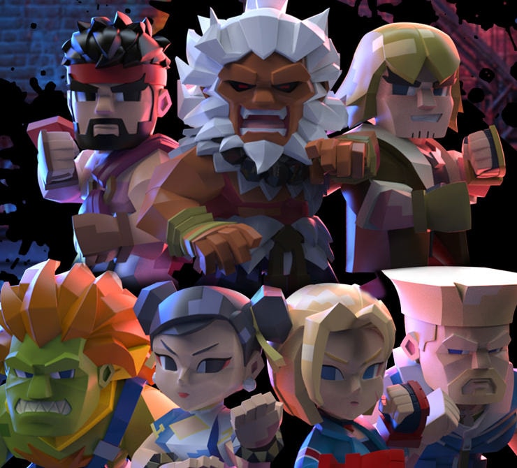 Street Fighter Arcade: Capcom Street Fighter Blind Box Set - Prototype Shown View 5