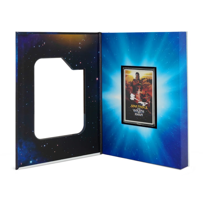 Star Trek Star Trek II: The Wrath of Khan Movie Poster Silver Collectible - Prototype Shown View 5
