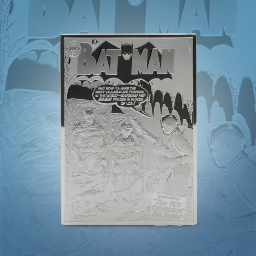 DC 90th Anniversary Batman #121 Silver Collectible by Agoro