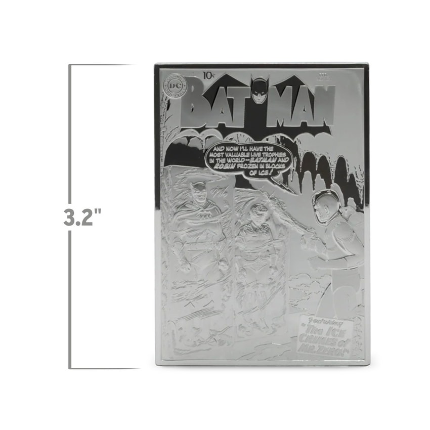 DC 90th Anniversary Batman #121 Silver Collectible by Agoro