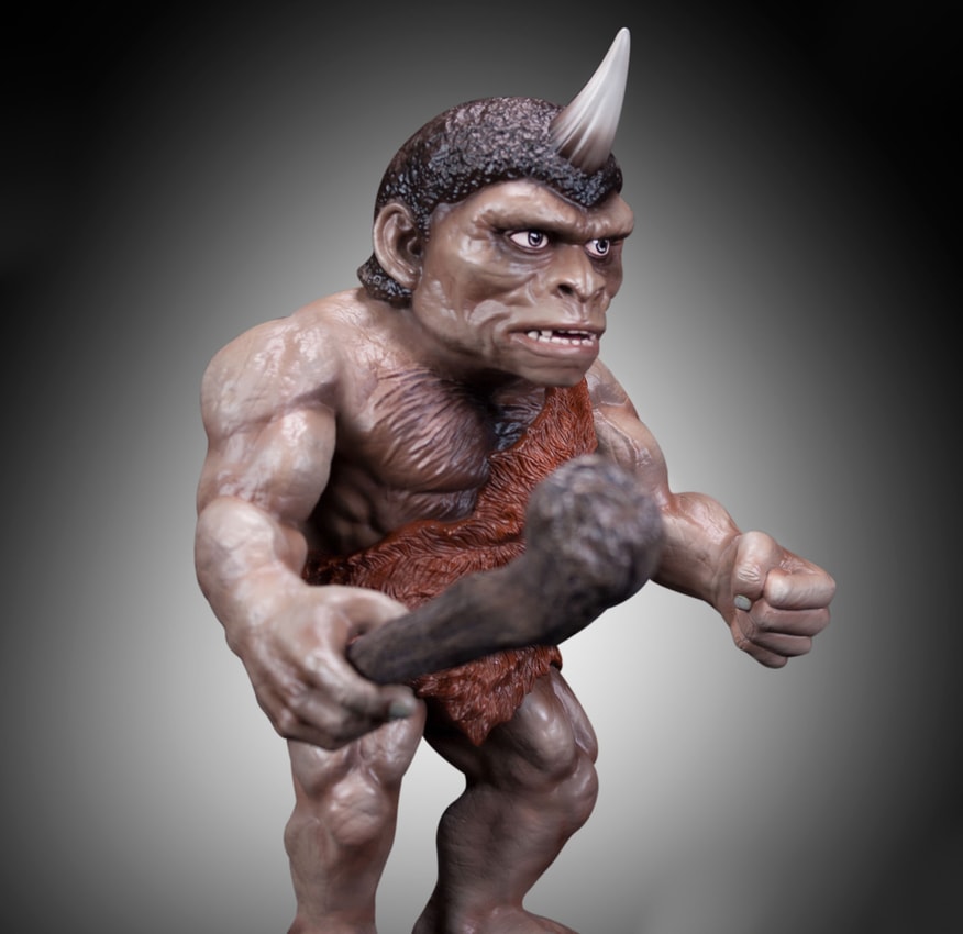 Ray Harryhausen Troglodyte (Vintage-Styled) Collectible Figure - Prototype Shown View 4