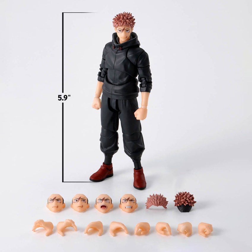 Jujutsu Kaisen Yuji Itadori -Sukuna's Vessel- Action Figure - Prototype Shown View 2