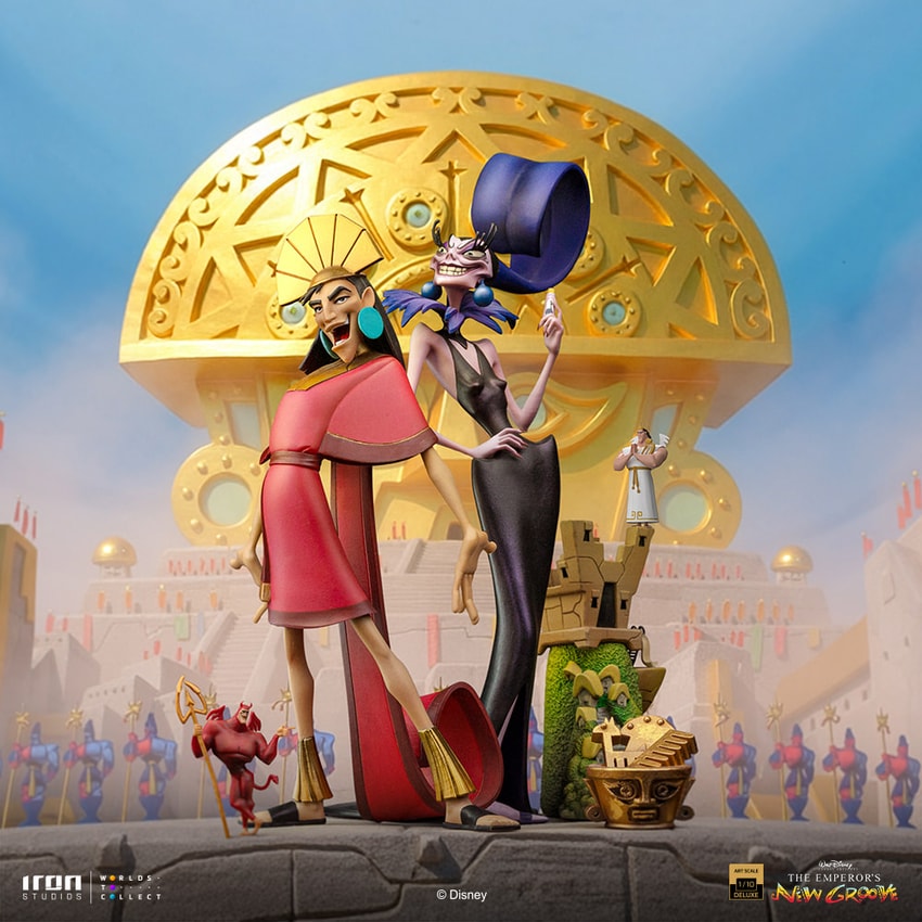 Disney Kuzko and Yzma Deluxe 1:10 Scale Statue - Prototype Shown View 1
