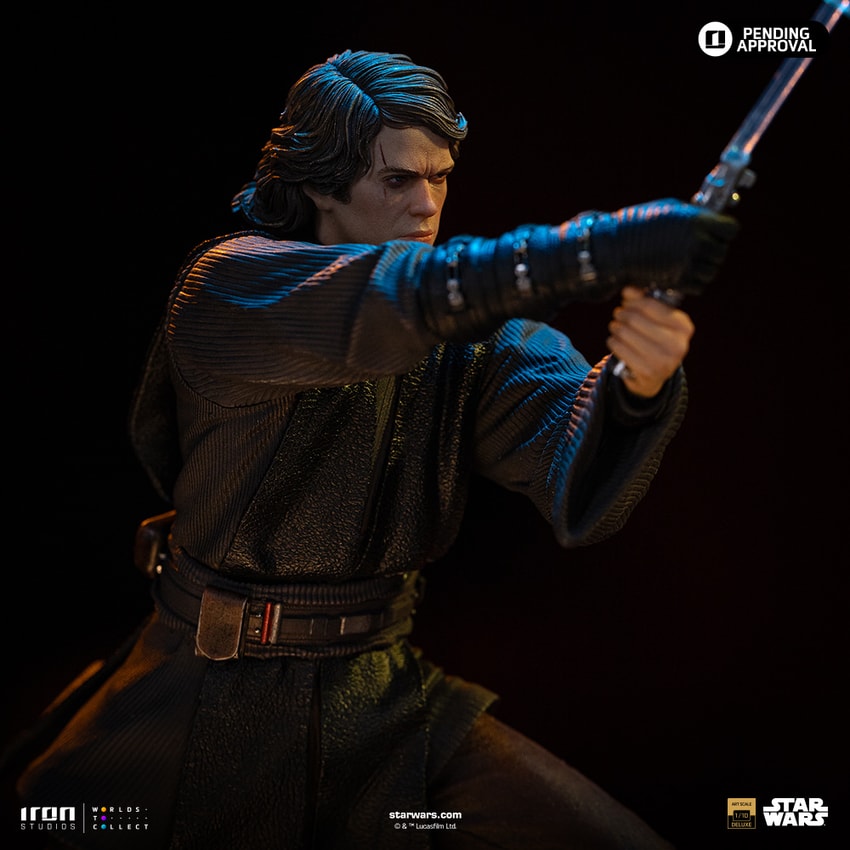 Star Wars Anakin vs Obi-Wan Deluxe 1:10 Scale Statue - Prototype Shown View 4