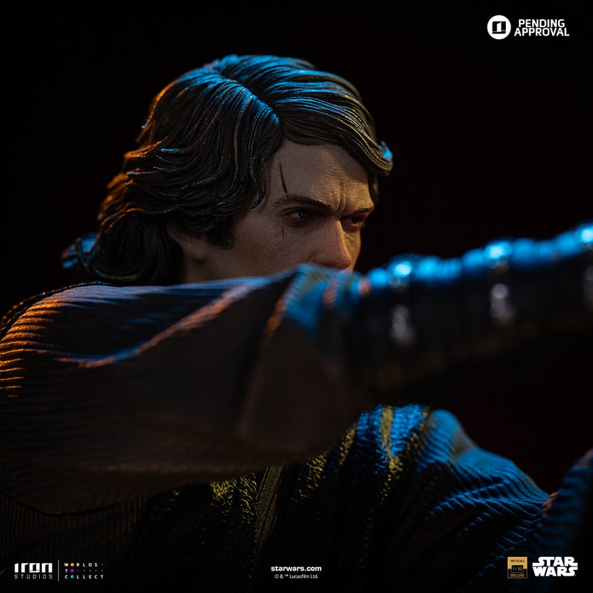Star Wars Anakin vs Obi-Wan Deluxe 1:10 Scale Statue - Prototype Shown View 6