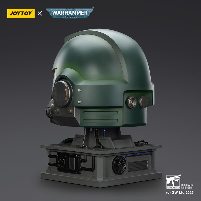 Warhammer 40K Dark Angels MkX Helmet & Display Stand Prop Replica - Prototype Shown View 6