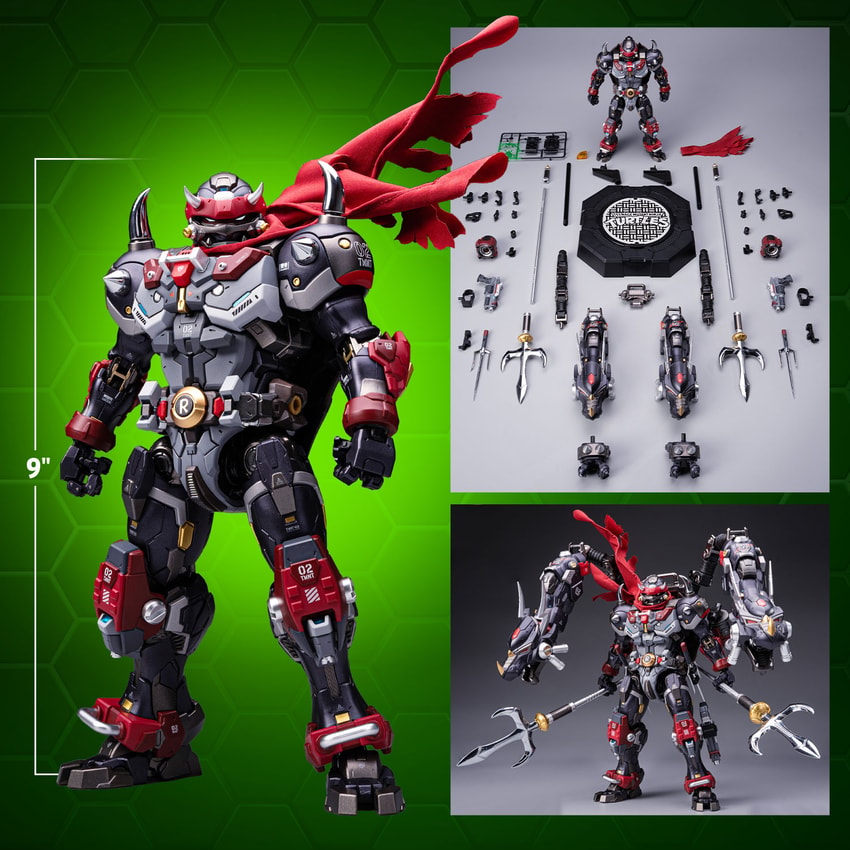 Teenage Mutant Ninja Turtles Raphael (40th Anniversary Version) Action Figure - Prototype Shown View 2