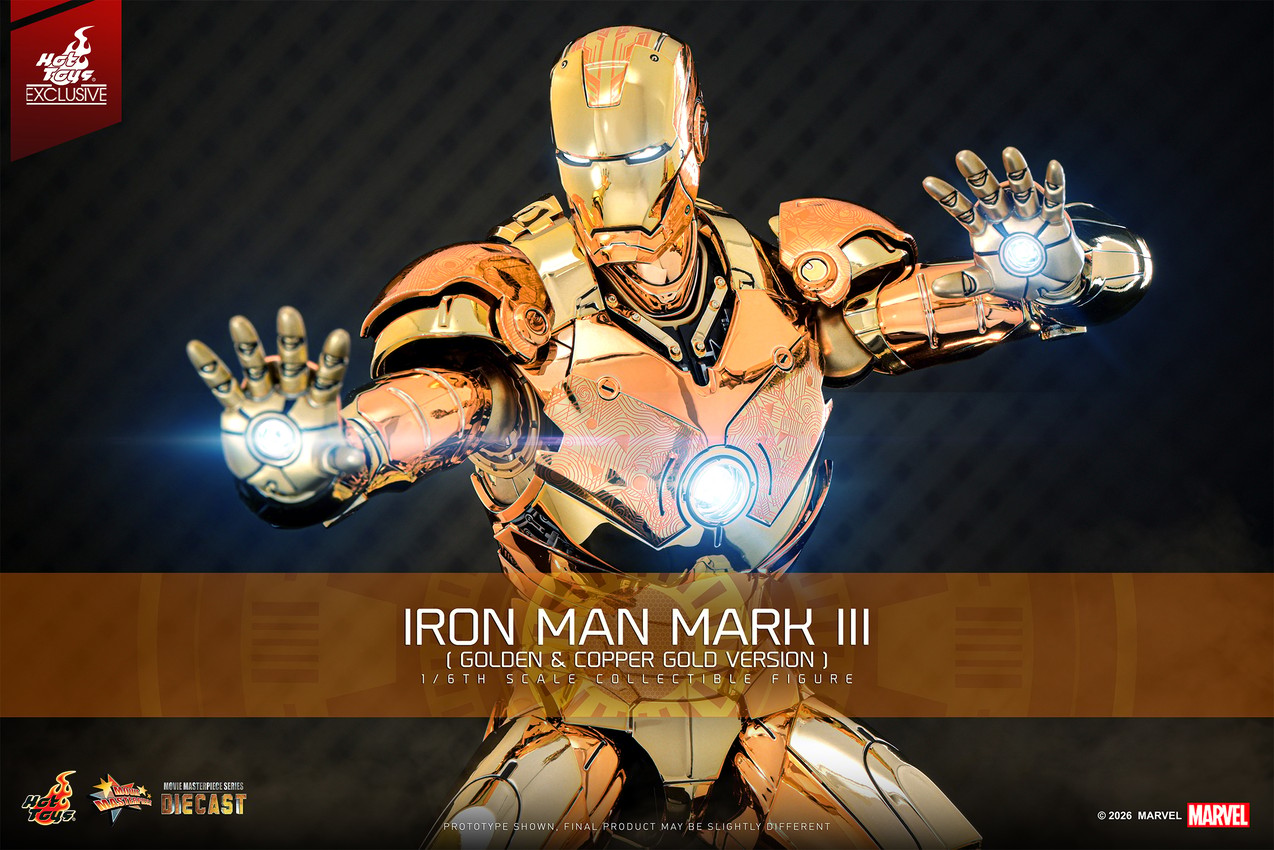 Iron Man Mark III (Golden & Copper Gold Version) Sixth Scale