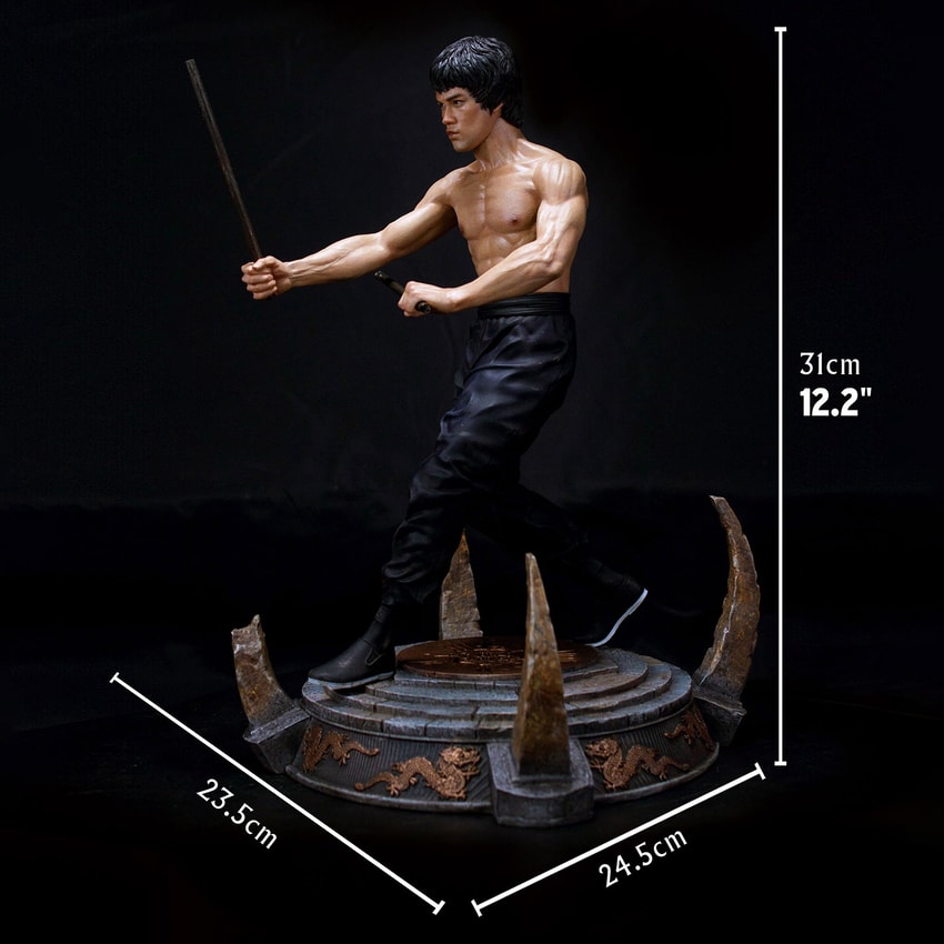 Bruce Lee Bruce Lee (Kali Sticks Fight) Deluxe Statues - Prototype Shown View 2