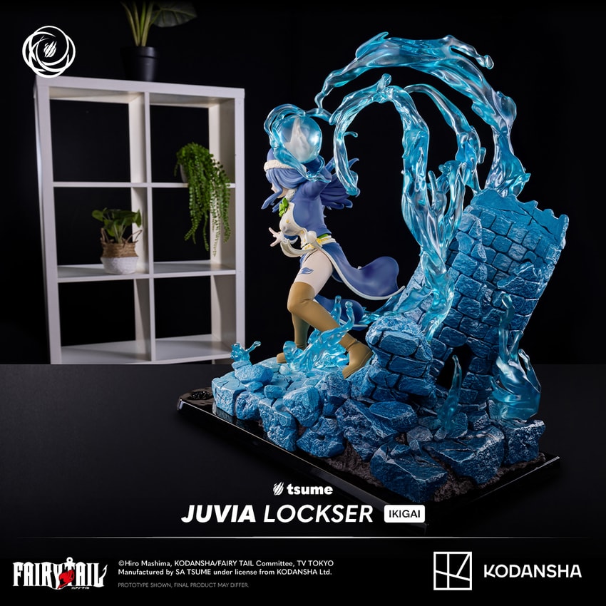 Fairy Tail Juvia Lockser Ikigai Statues - Prototype Shown View 3