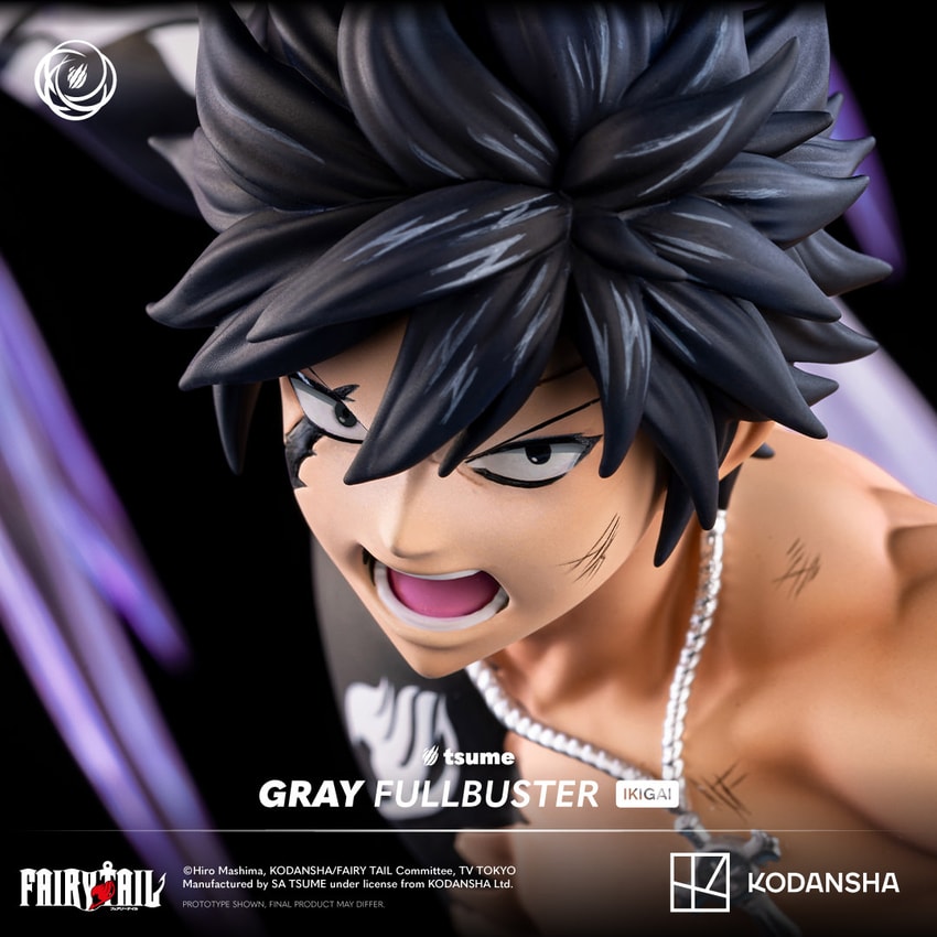Fairy Tail Gray Fullbuster Ikigai Statues - Prototype Shown View 5