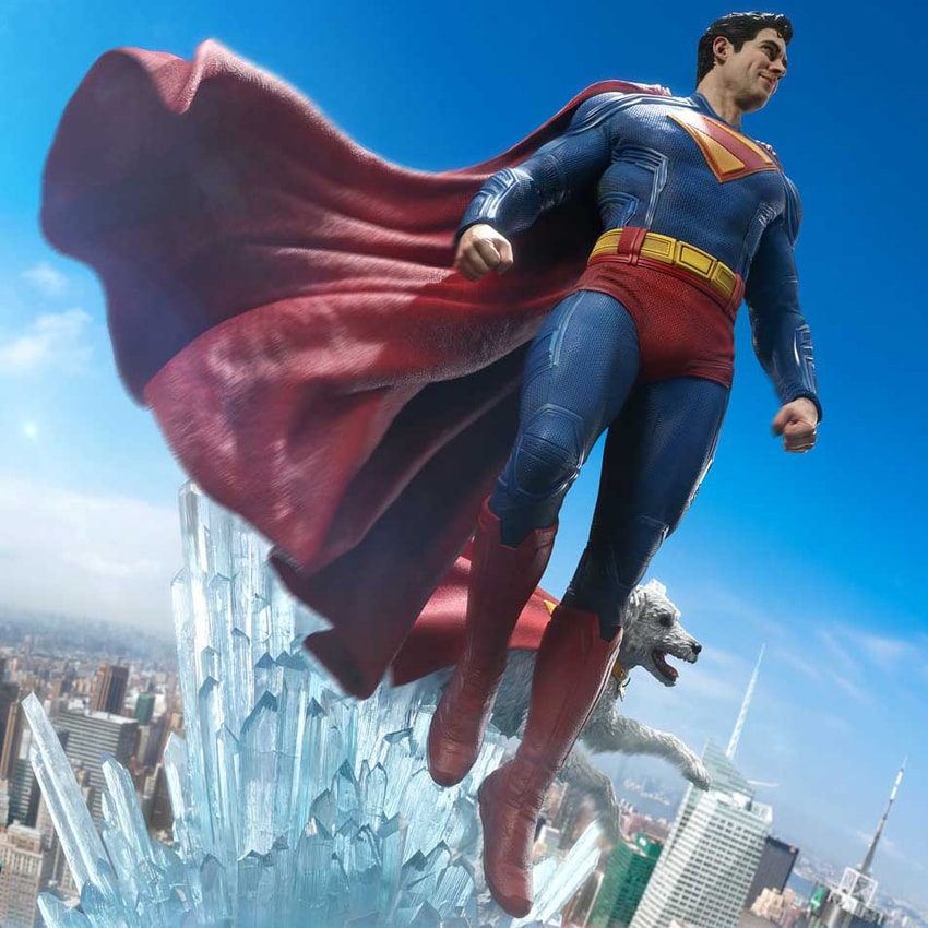 Superman with Krypto 1:3 Scale Statue by Prime 1 Studio | Sideshow