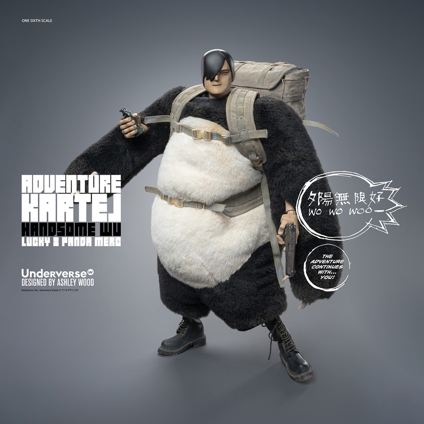 Dirty Boi Panda Handsome Wu Sixth Scale Figure by Underverse