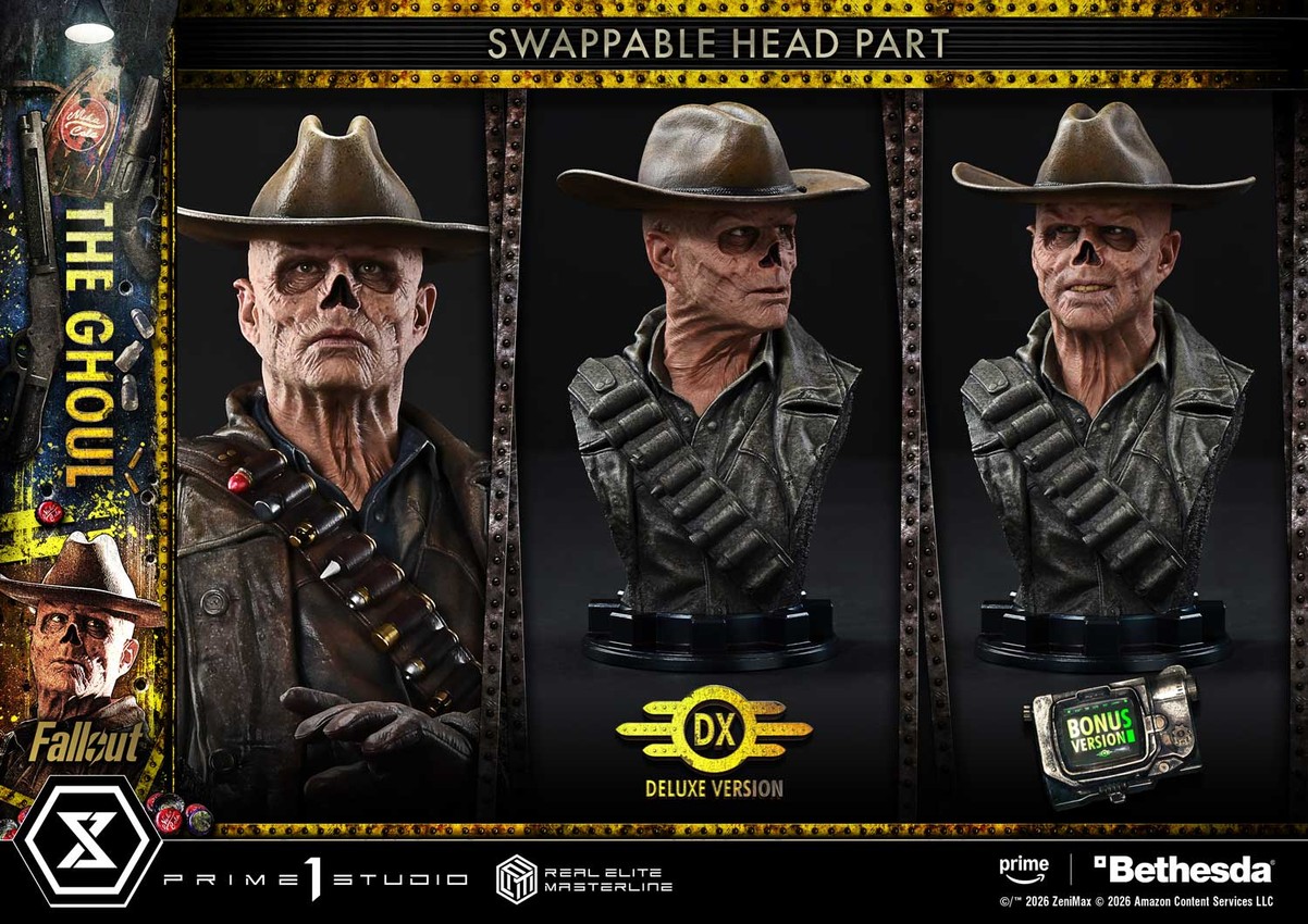 Fallout The Ghoul (Deluxe Bonus Version) Quarter Scale Statue - Prototype Shown View 6