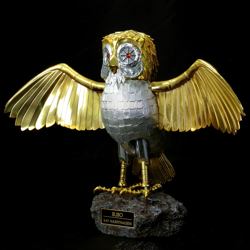 Ray Harryhausen Bubo (Gold Patina Edition) Life-Size Replica - Prototype Shown View 1