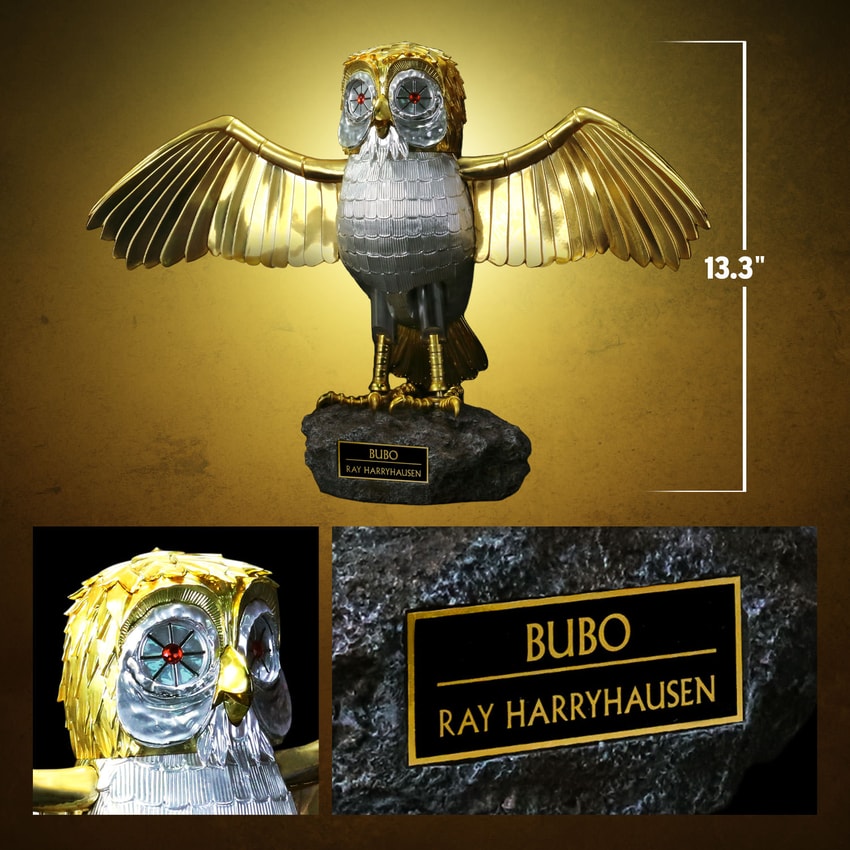 Ray Harryhausen Bubo (Gold Patina Edition) Life-Size Replica - Prototype Shown View 2