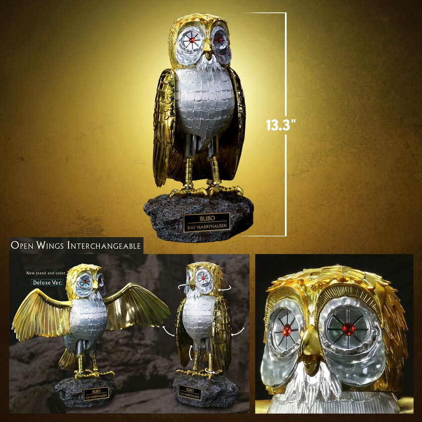 Ray Harryhausen Bubo (Gold Patina Edition) Deluxe Life-Size Replica - Prototype Shown View 2