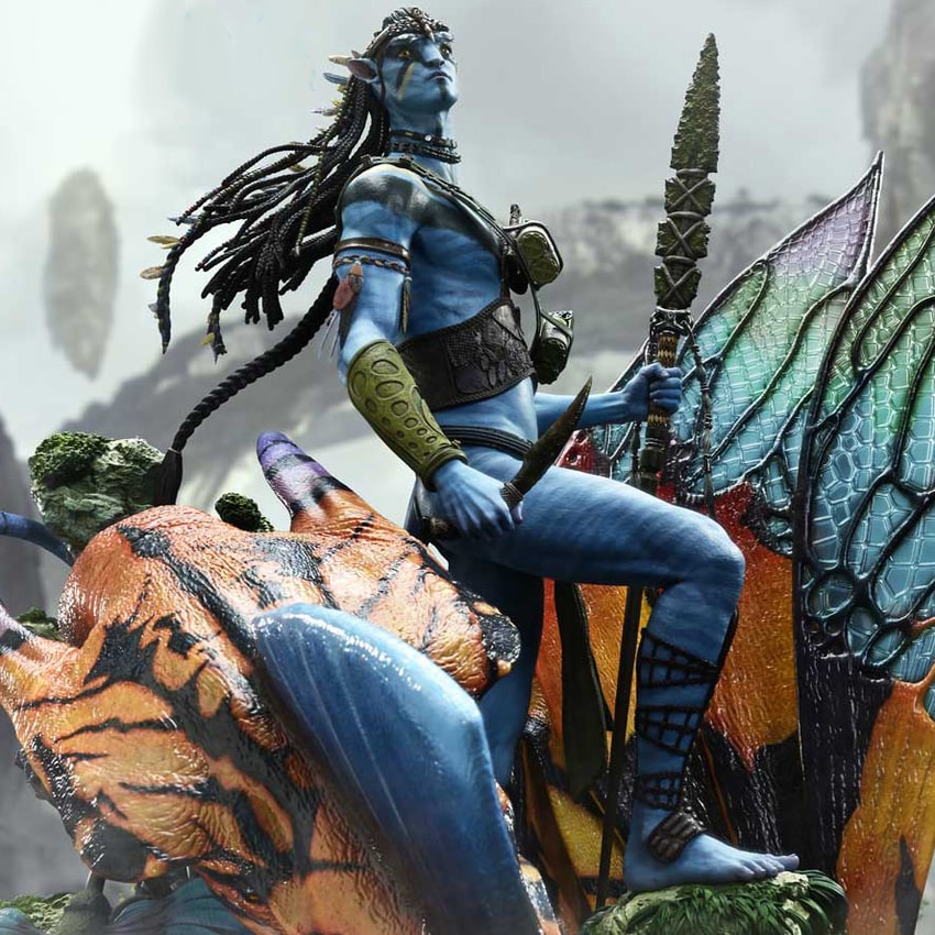 AVATAR Jake Sully & the Great Leonopteryx (Deluxe Version) Quarter Scale Statue - Prototype Shown View 5
