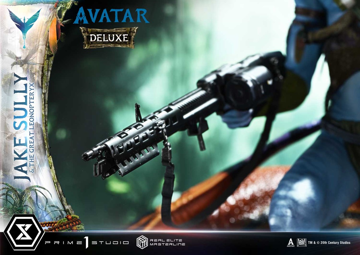 AVATAR Jake Sully & the Great Leonopteryx (Deluxe Version) Quarter Scale Statue - Prototype Shown View 6