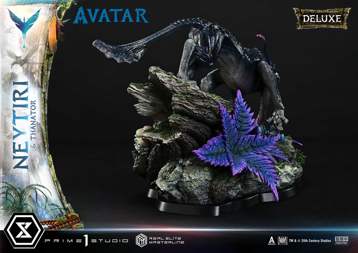 AVATAR Neytiri & Thanator (Deluxe Version) Quarter Scale Statue - Prototype Shown View 6